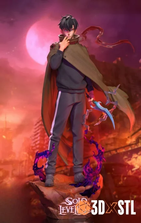Sung Jinwoo Solo Leveling STL Epic 3D Print Model