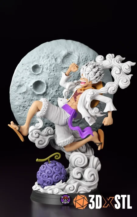 Luffy Nika Gear 5 Epic STL 3D Model