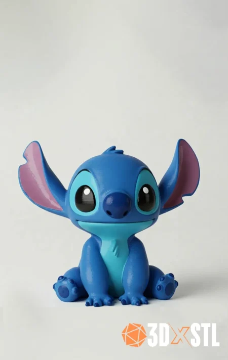 Stitch STL File – 3D Printable Lilo & Stitch Figure Model