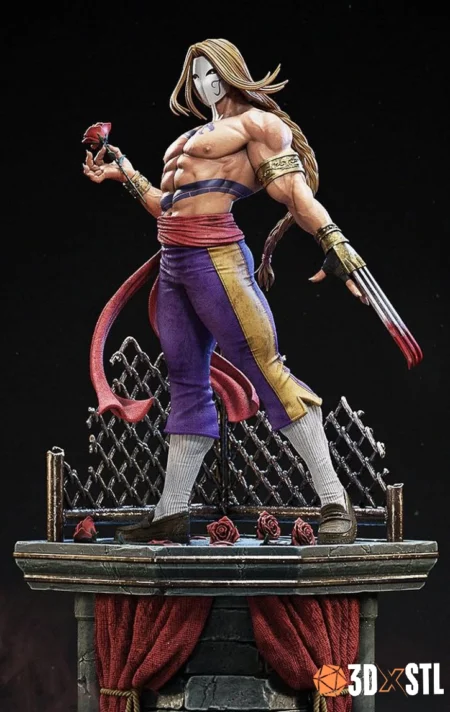 Vega STL Fierce Street Fighter 3D Model