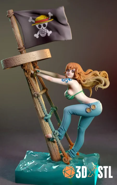 Nami One Piece STL Epic 3D Model