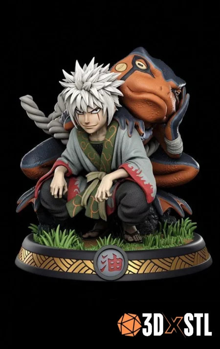 Jiraiya Naruto STL Epic 3D Model