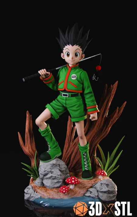 Gon Freecss STL Epic 3D Hunter x Hunter Model