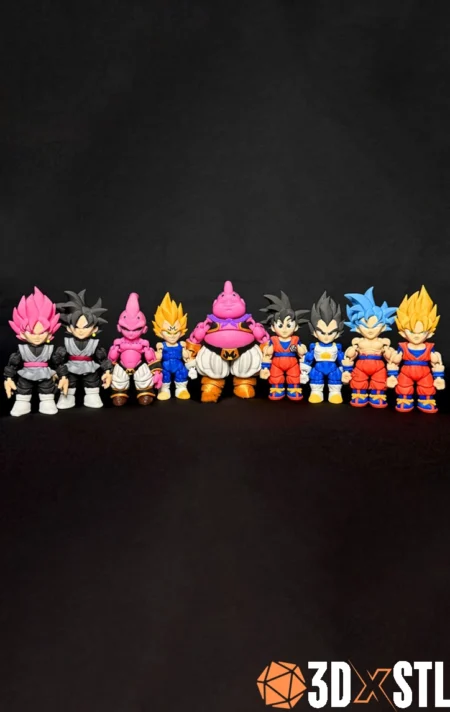 Dragon Ball Z Bundle STL Epic 3D Model