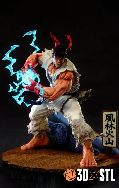 Ryu Street Fighter STL Epic 3D Model