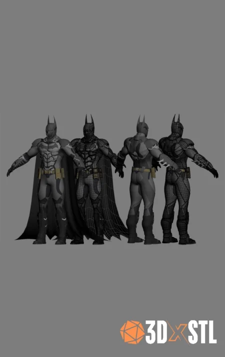 Batman Arkham Knight Batsuit STL Full Body Armor