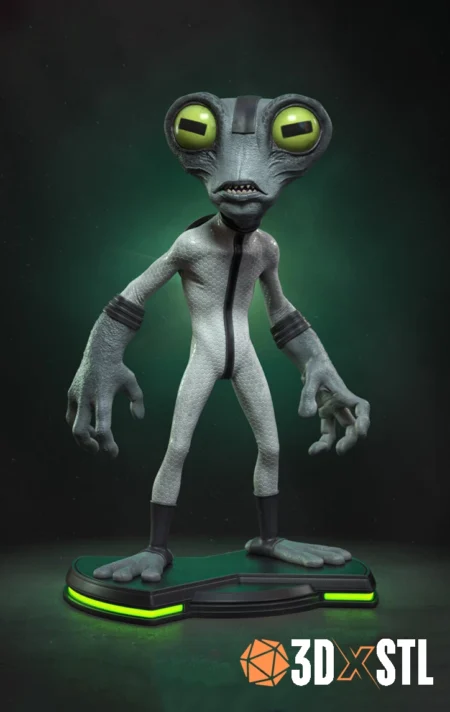 Grey Matter Ben 10 STL 3D Epic Alien Model