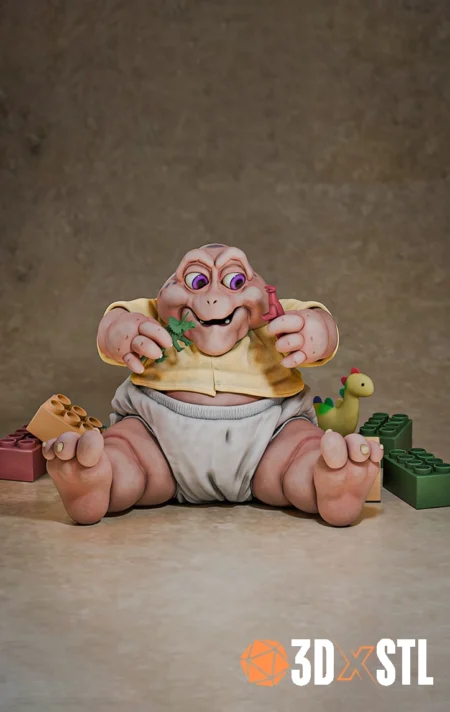 Baby Dinosaur STL Epic 3D Model