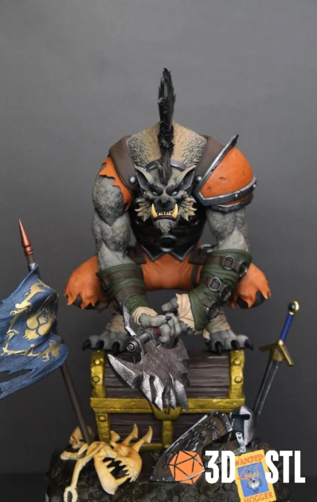 Hogger WoW STL Epic 3D Model