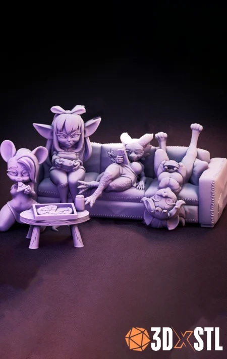Slumber Party STL Bundle Epic 3D Model