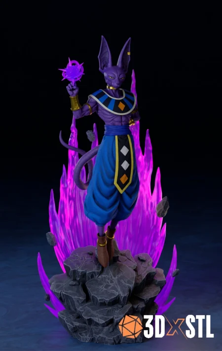 Beerus STL Legendary Dragon Ball Z 3 Model