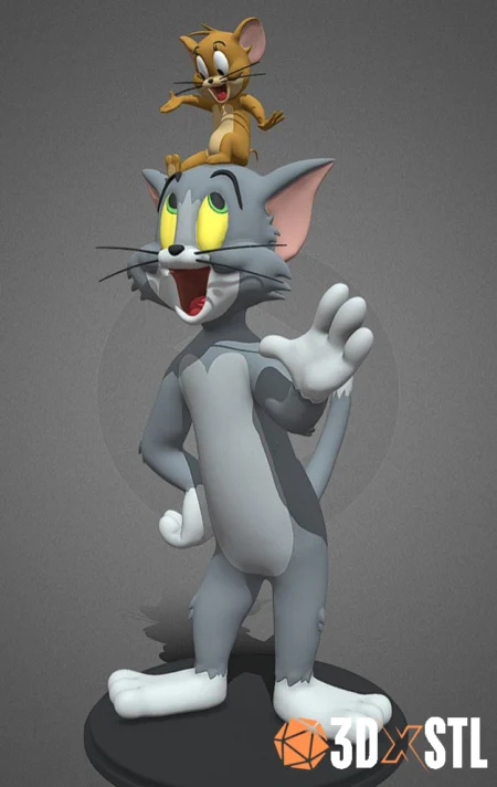 Tom and Jerry STL Epic 3D Print Model