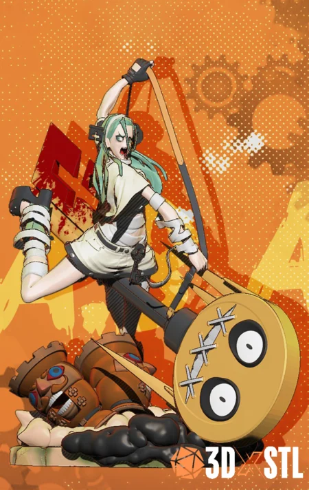ABA Guilty Gear STL Epic 3D Model