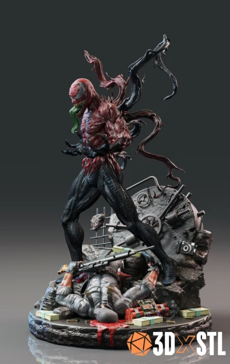 Toxin Venom STL Epic Symbiote 3D Print Model