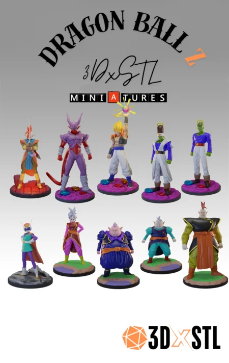 Dragon Ball Z Miniature STL Epic Collection