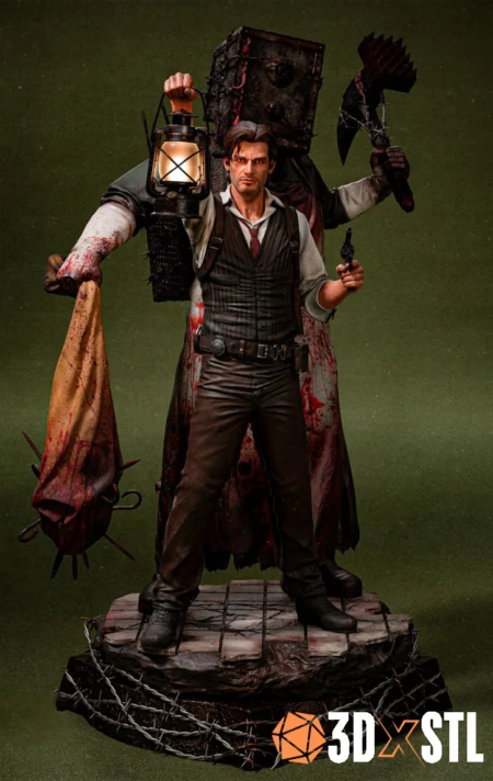 Sebastian Castellanos STL Epic 3D Model Of The Evil Within