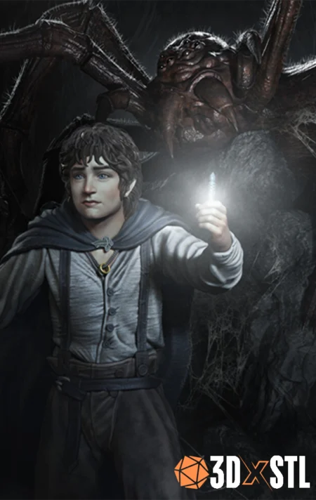 Frodo Baggins STL Epic Lord of the Rings 3D Model