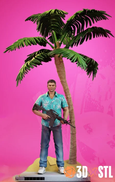 Tommy Vercetti STL Vice City Legend – Epic 3D Print Model