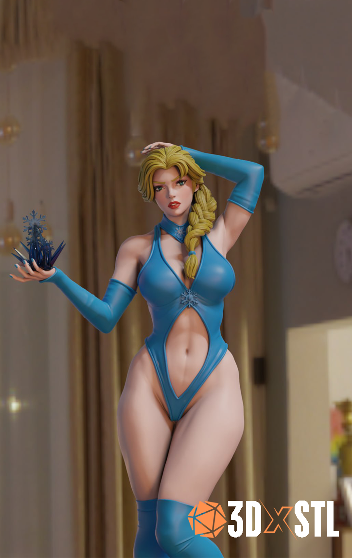 Frozen Elsa Sexy NSFW STL Epic 3D Model