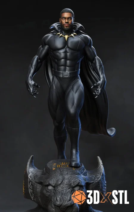 Black Panther STL Epic 3D Model