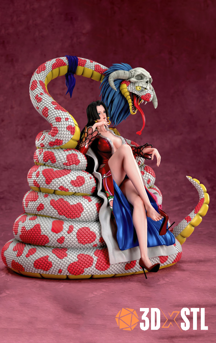 Boa Hancock One Piece STL Epic 3D Model