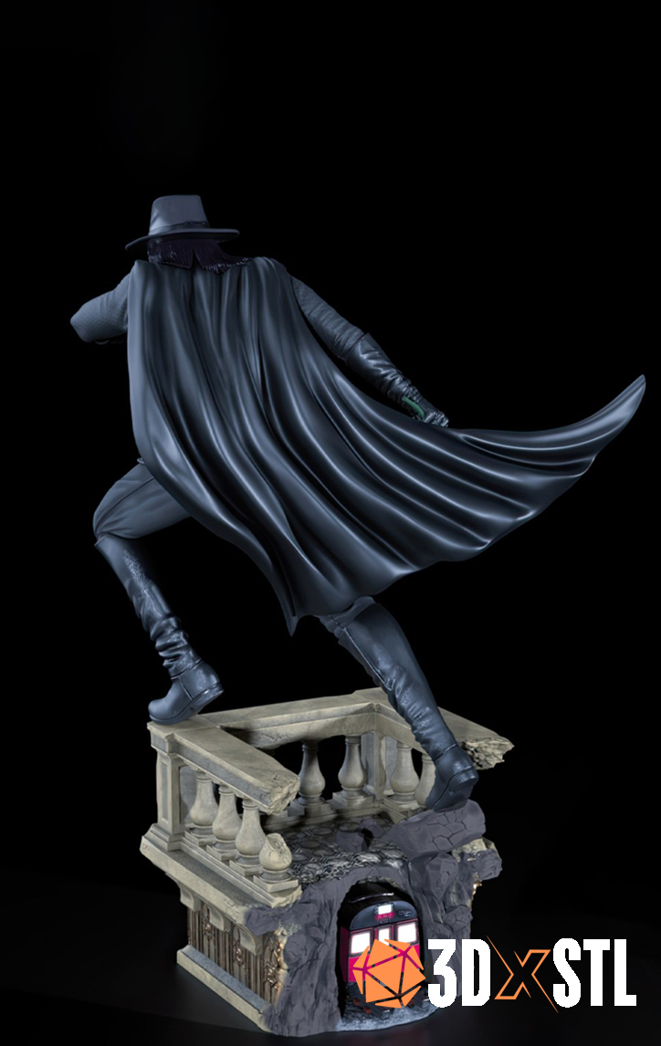 V for Vendetta STL Epic 3D Model