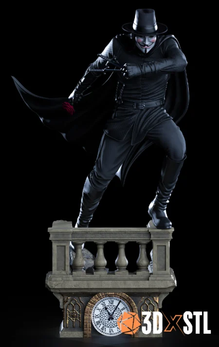 V for Vendetta STL Epic 3D Model