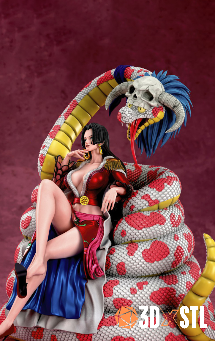 Boa Hancock One Piece STL Epic 3D Model