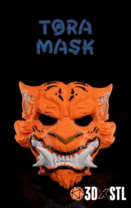 Tora Mask STL Epic 3D Model