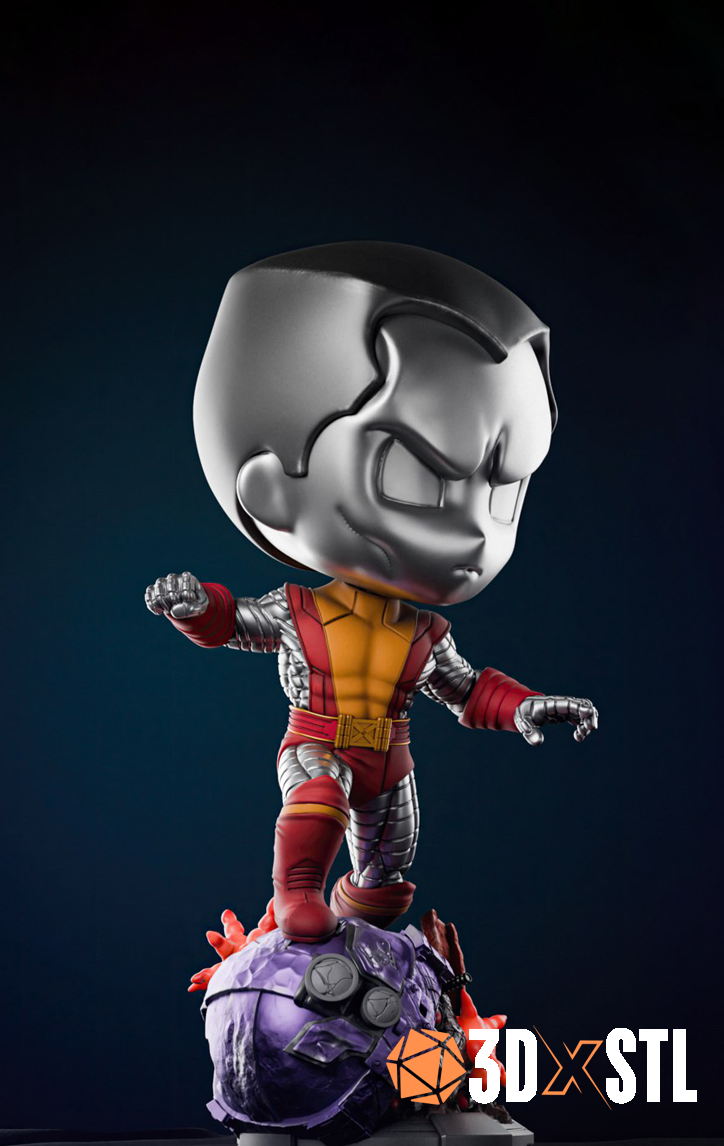 Chibi Colossus X-Men STL Epic 3D Model