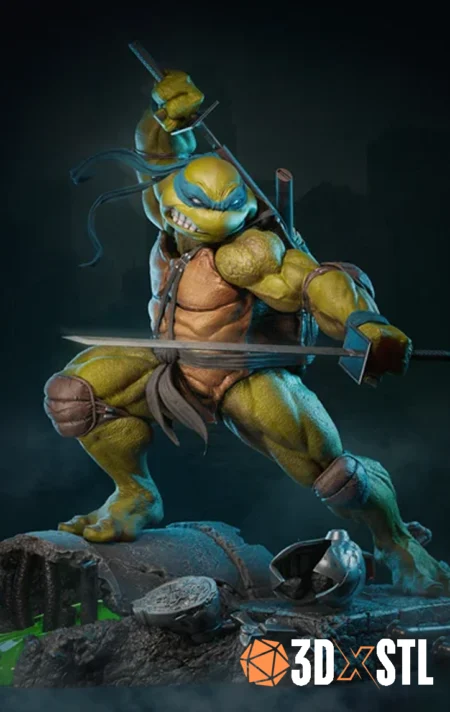 Leonardo Teenage Mutant Ninja Turtles STL Epic 3D Model