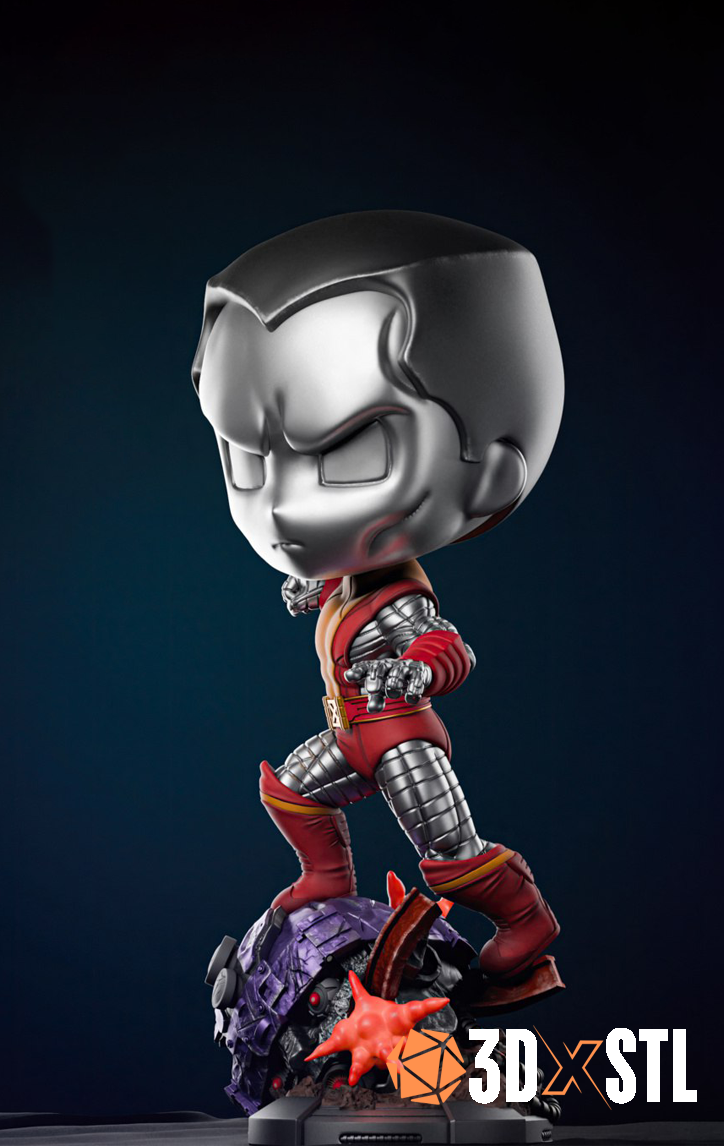 Chibi Colossus X-Men STL Epic 3D Model