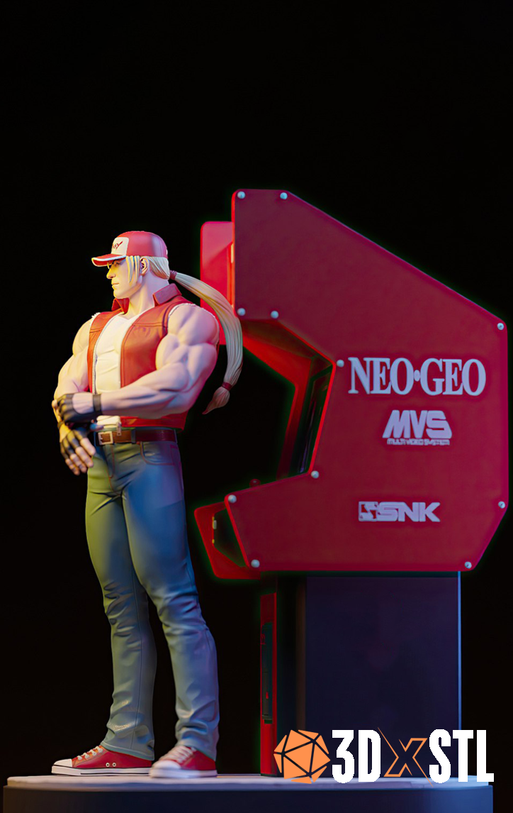 Terry Bogard Fatal Fury STL Epic 3D Model