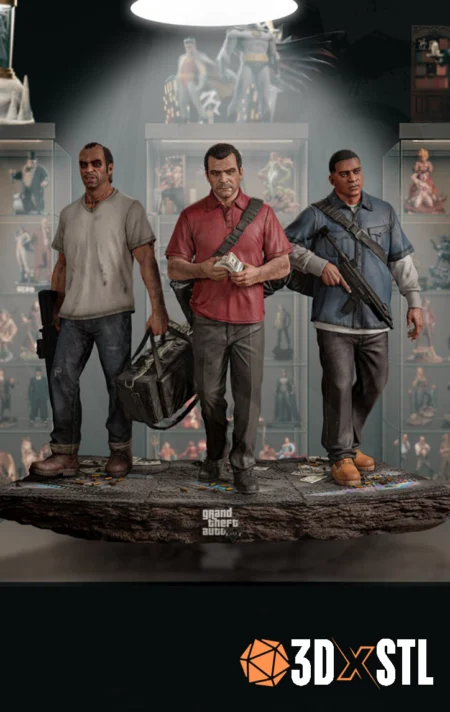 GTA 5 Diorama STL Epic 3D Model