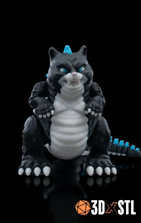 Flexi Godzilla STL Epic 3D Model