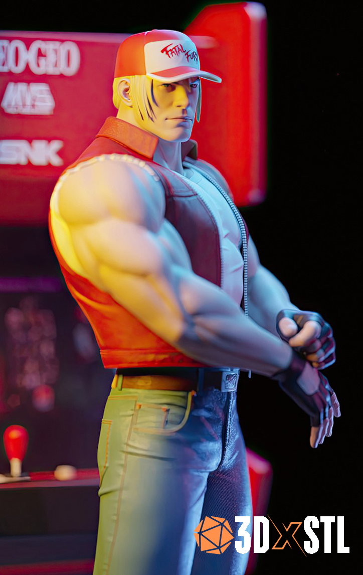 Terry Bogard Fatal Fury STL Epic 3D Model