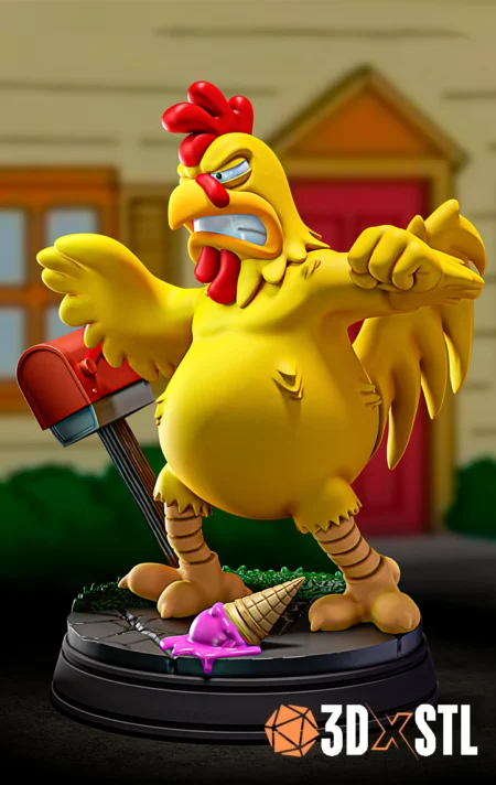 Ernie the Giant Chicken Family Guy STL Epic 3D Model