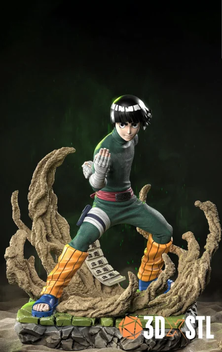Rock Lee Naruto STL Epic 3D Model