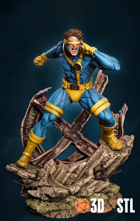 Cyclops X-Men STL Epic 3D Model