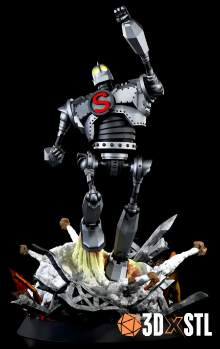 Iron Giant STL Epic 3D Model