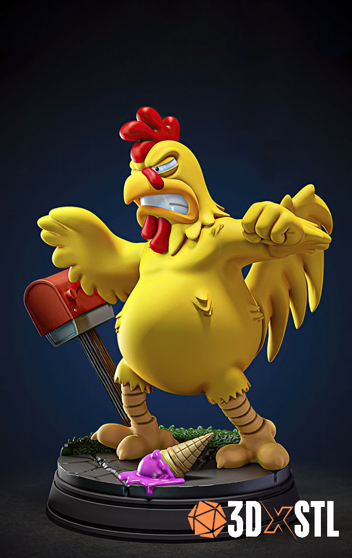 Ernie the Giant Chicken Family Guy STL Epic 3D Model