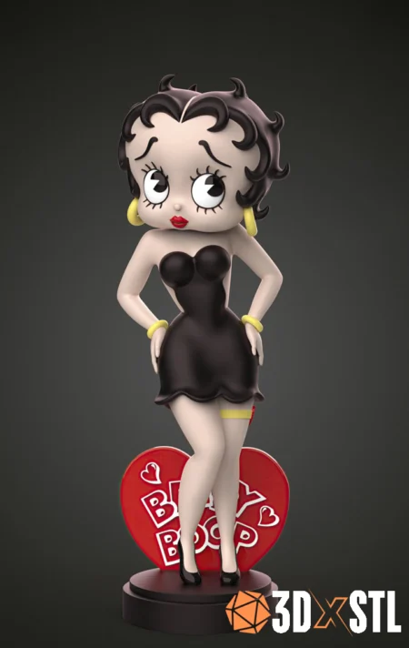 Betty Boop STL Epic 3D Model