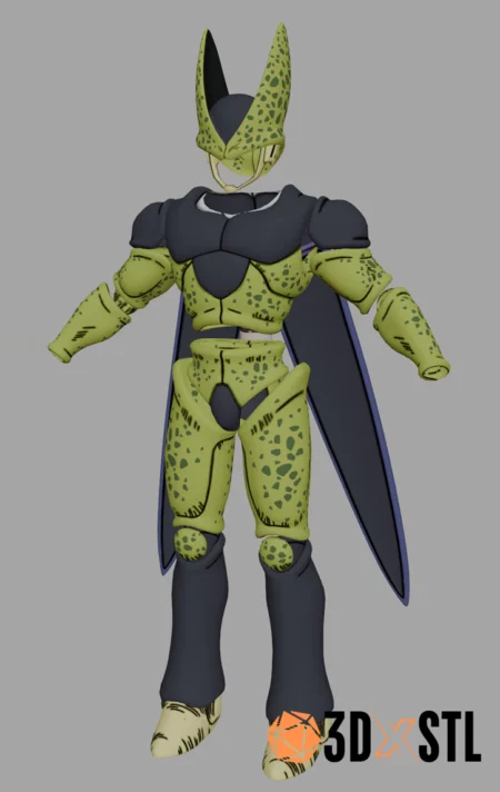 Cell Armor Wearable Dragon Ball Z STL Epic 3D Model
