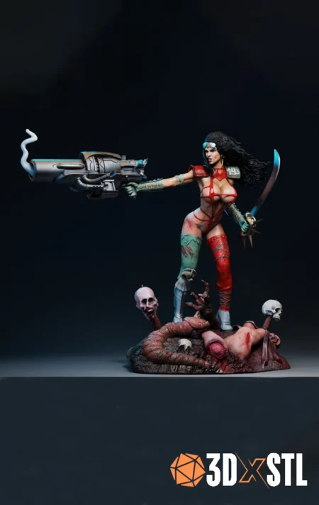 Julie Strain STL Epic 3D Model