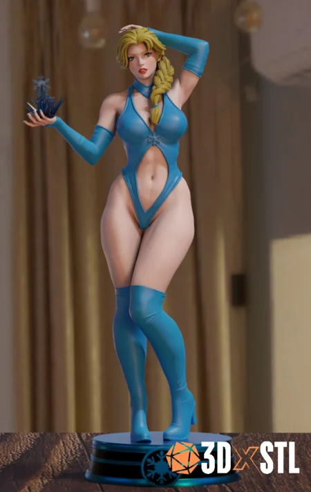 Frozen Elsa Sexy NSFW STL Epic 3D Model
