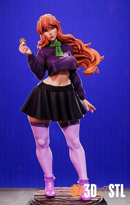 Daphne Scooby Doo STL Epic 3D Model