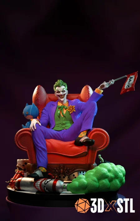 Joker Batman STL Epic 3D Model