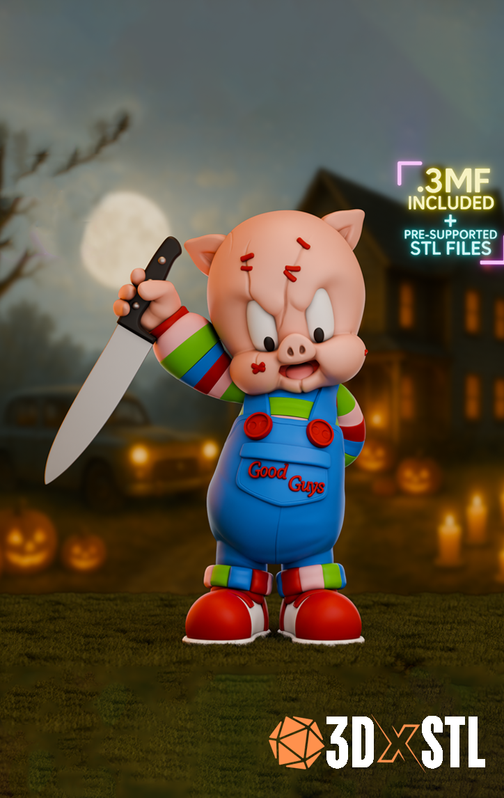 Looney Horror Squad STL 3MF Epic 3D Model Collection