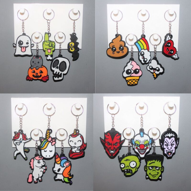 500 Keychain STL 3MF Pack