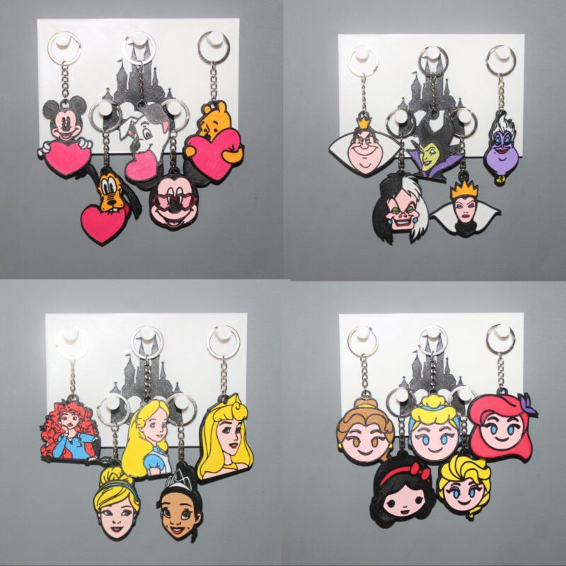 500 Keychain STL 3MF Pack